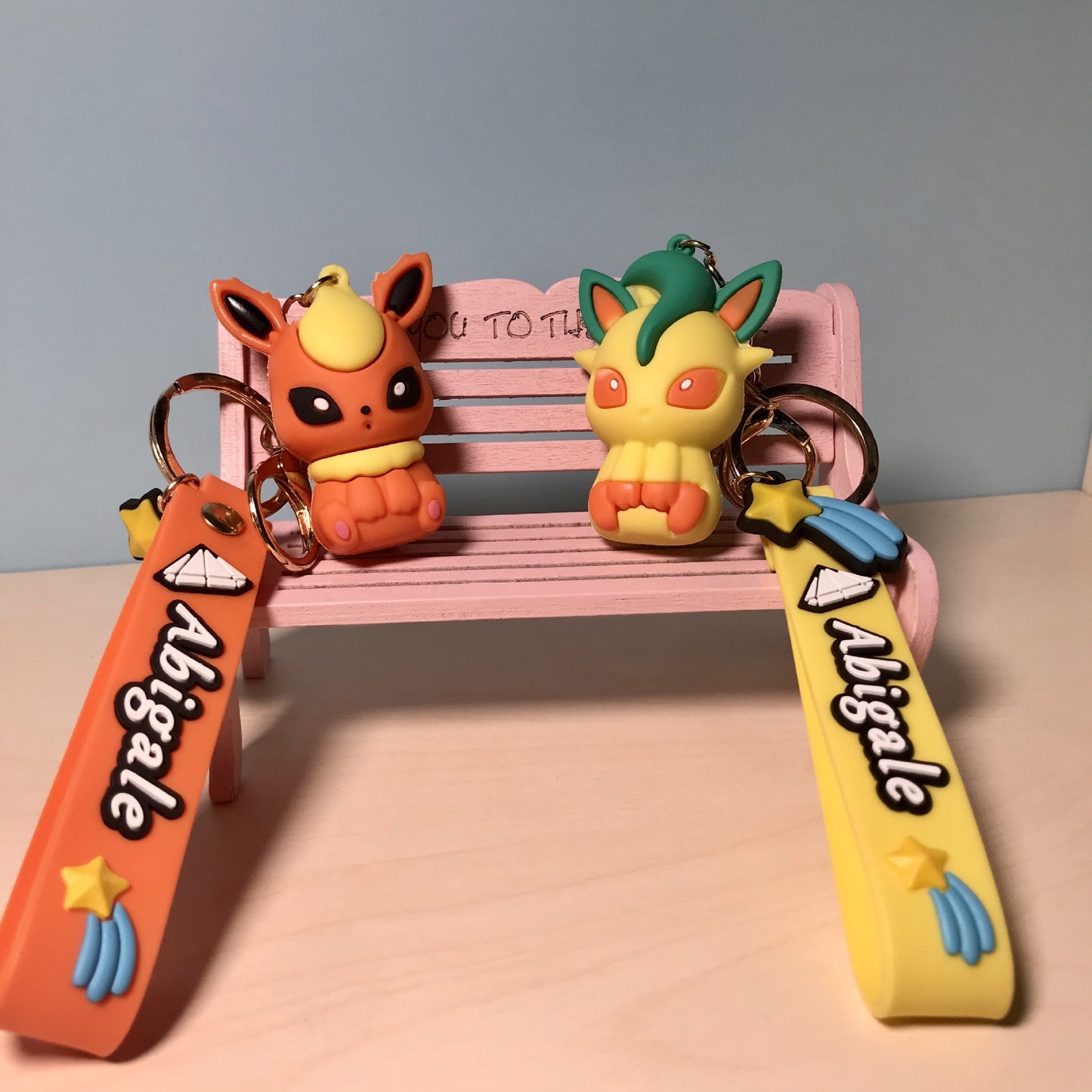 EEVEELUTION KEYCHAINS