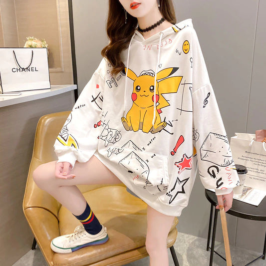 PIKACHU WHITE HOODIE