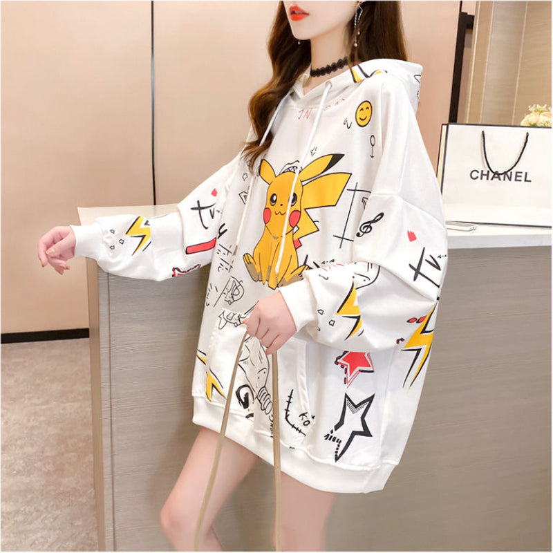 PIKACHU WHITE HOODIE